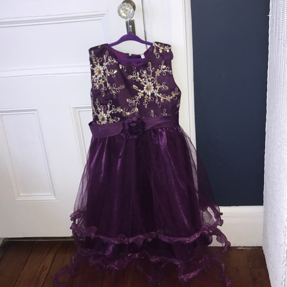 Purple Girls Dress